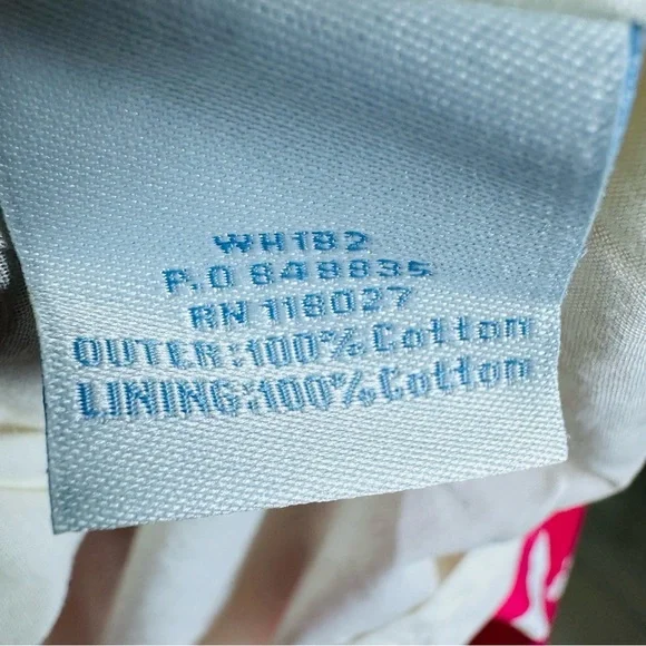 Boden Pink White Floral Alfani Floral Dress V-neckline sleeveless cotton 18L - Picture 7 of 11